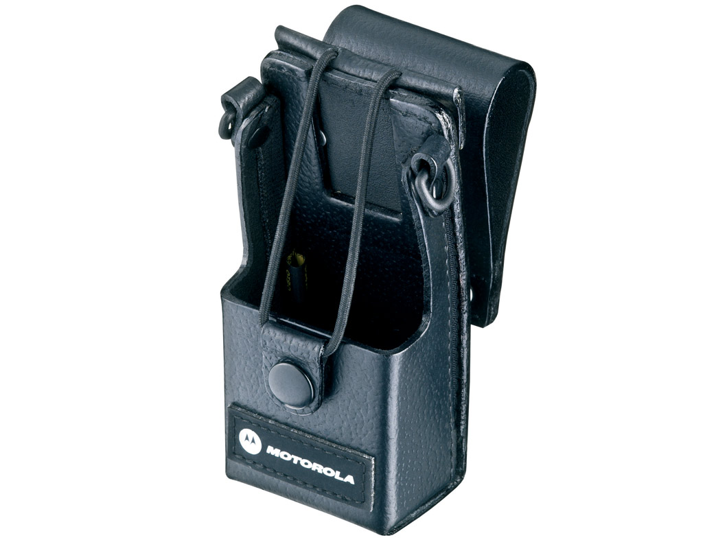 Motorola Ledertragetasche mit 6.4 cm drehbarer Gürtelschlaufe für CP14/DP14 RLN5384B