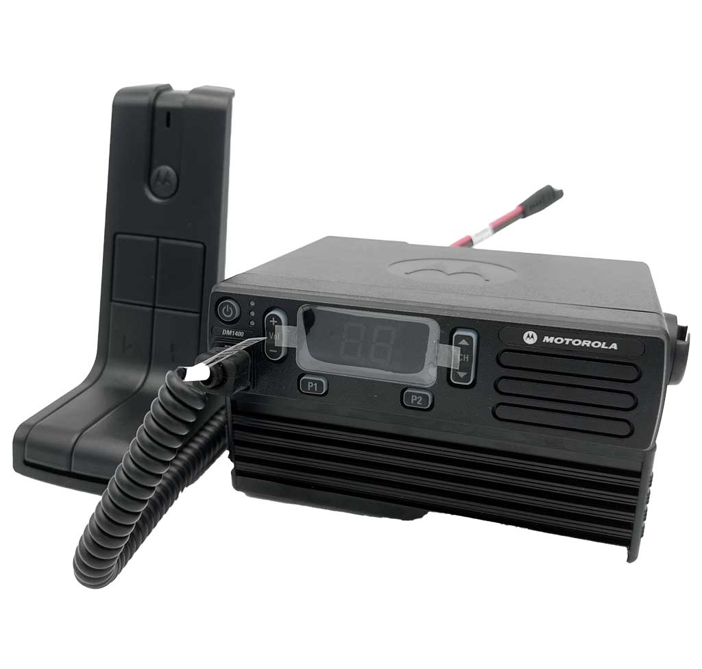 SET Base Station Motorola DM1400 Analog VHF Desk Micro Powersupply MDM01JNC9JC2AN