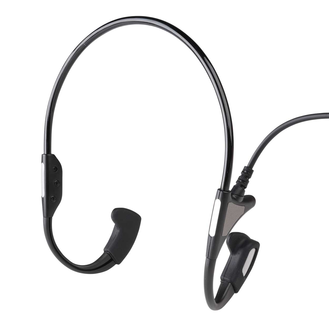 Motorola Leichtes Headset mit Knochenschallkopfhörer PTT Taste und Mikrofon am Kabel PMLN6541A