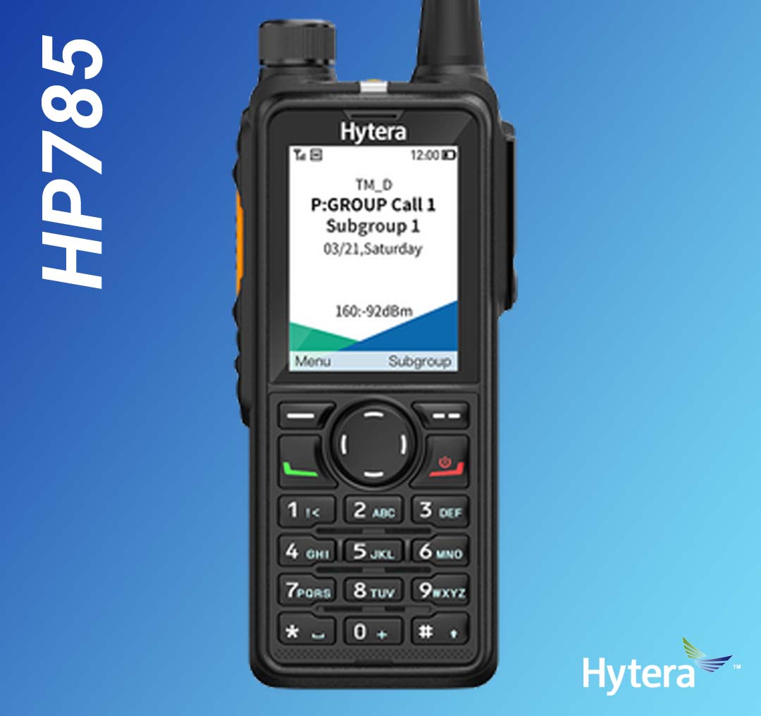 SET Hytera HP785 UHF 400-527MHz GPS Bluetooth Battery Antenna AN0435H25 HP785BTUv