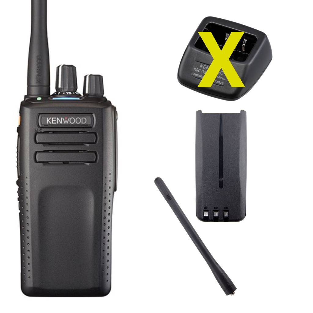 Kenwood NX-3200E3S7L6M VHF NXDN/DMR battery antenna NX-3000 series E3 standard