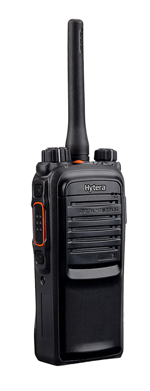 PD705G DMR-Handfunkgerät, VHF, 66-88 MHz mit GPS, mit Man-down Lagealarm, mit eingebauter Optionskarte, 40 bit Verschlüsselung ARC4 gemäß DMRA, 128/256 bit optional