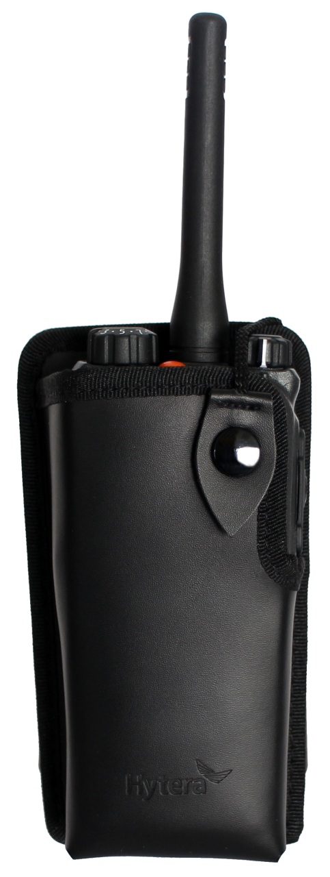 Böckenholt soft leather case with belt loop for radio with 2000mAh