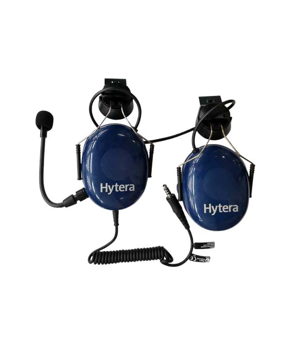 HYTERA schwerer Kopfhörer mit Helmbefestigung ATEX POA176- Ex