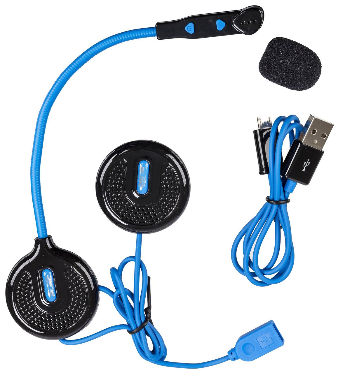 Wireless Headset with Boom Microphone (for helmet)