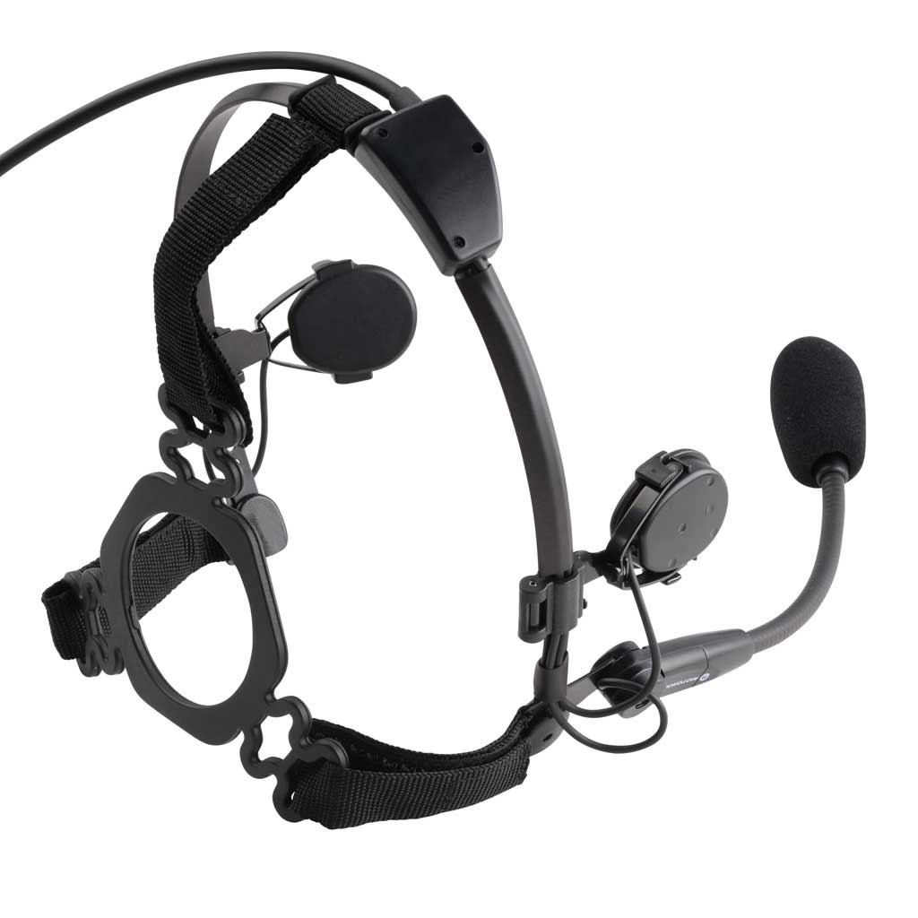 Motorola Taktisches Schädeldeckenmikrofon mit Bügelmikrofon PMLN6833A