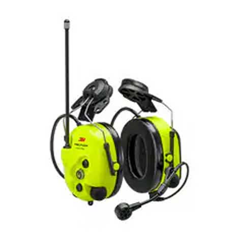 Peltor LiteCom Plus Ear protection headphones and PMR446 two way radio Helmet mounting MT73H7A4410EU