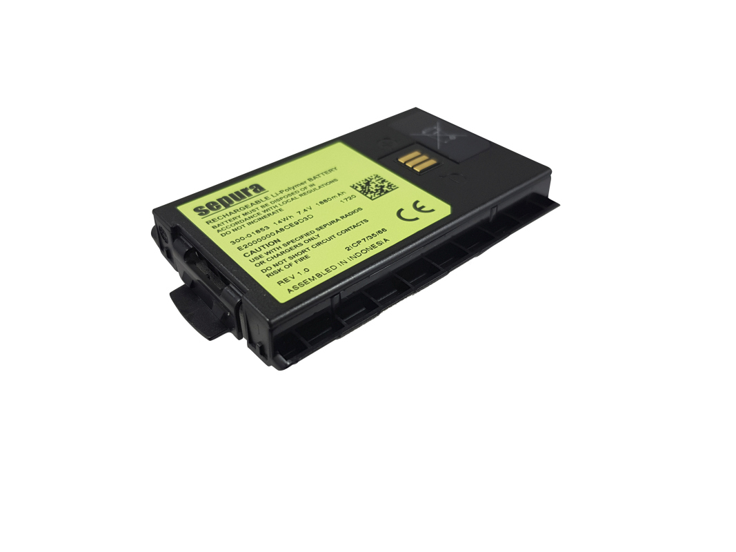 SEPURA Li-Polymer high-performance battery 1880mAh SC2020 STP8038 STP9038 41000167 300-01853