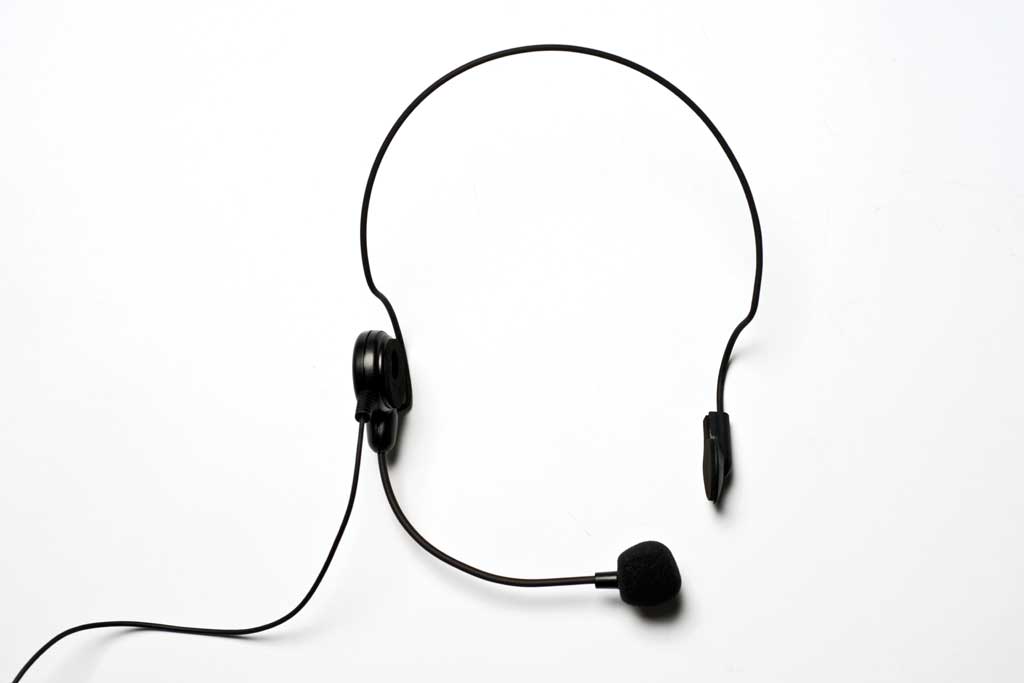 Headset mit Kopfbügel und Stabmikrofon und PTT Taste MAGONE PMLN5979A