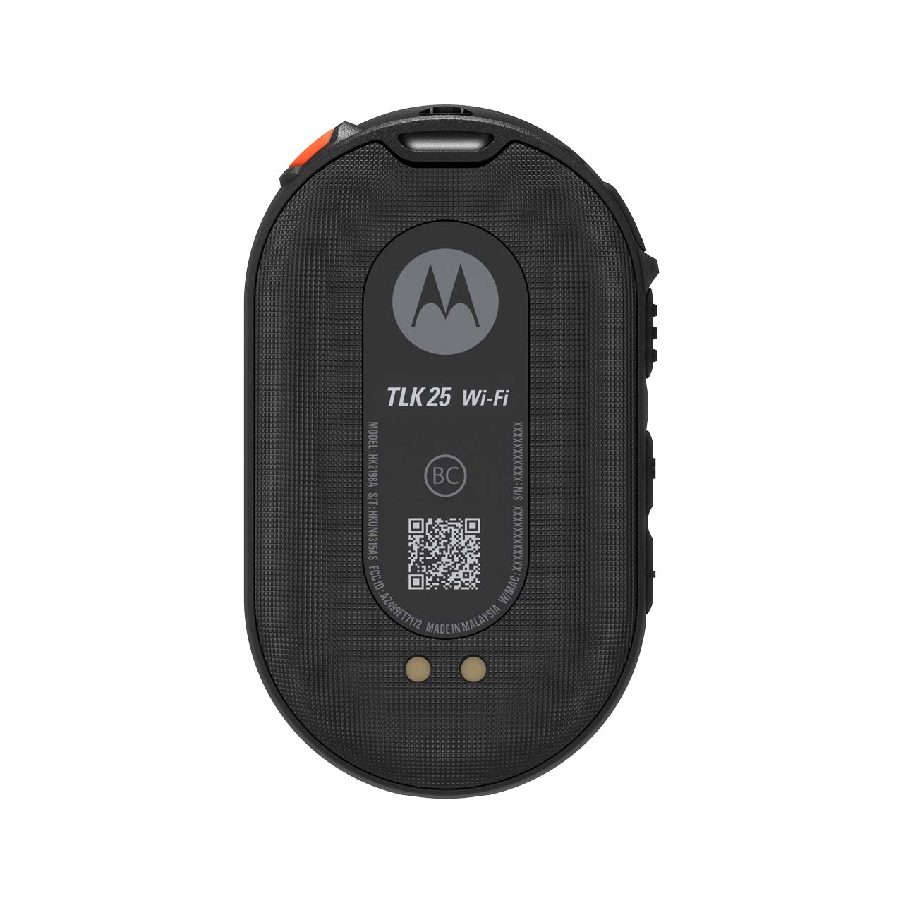 Motorola TLK 25 WAVE PTX radio WiFi with charging cable and earpiece HK2205A