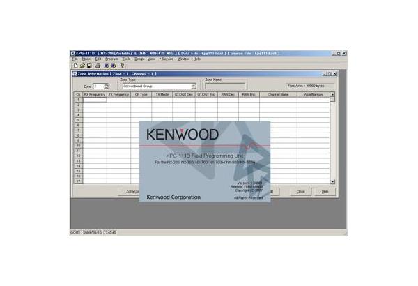 Kenwood KPG-111D PC-Programmiersoftware für NX-230 NX-330EX