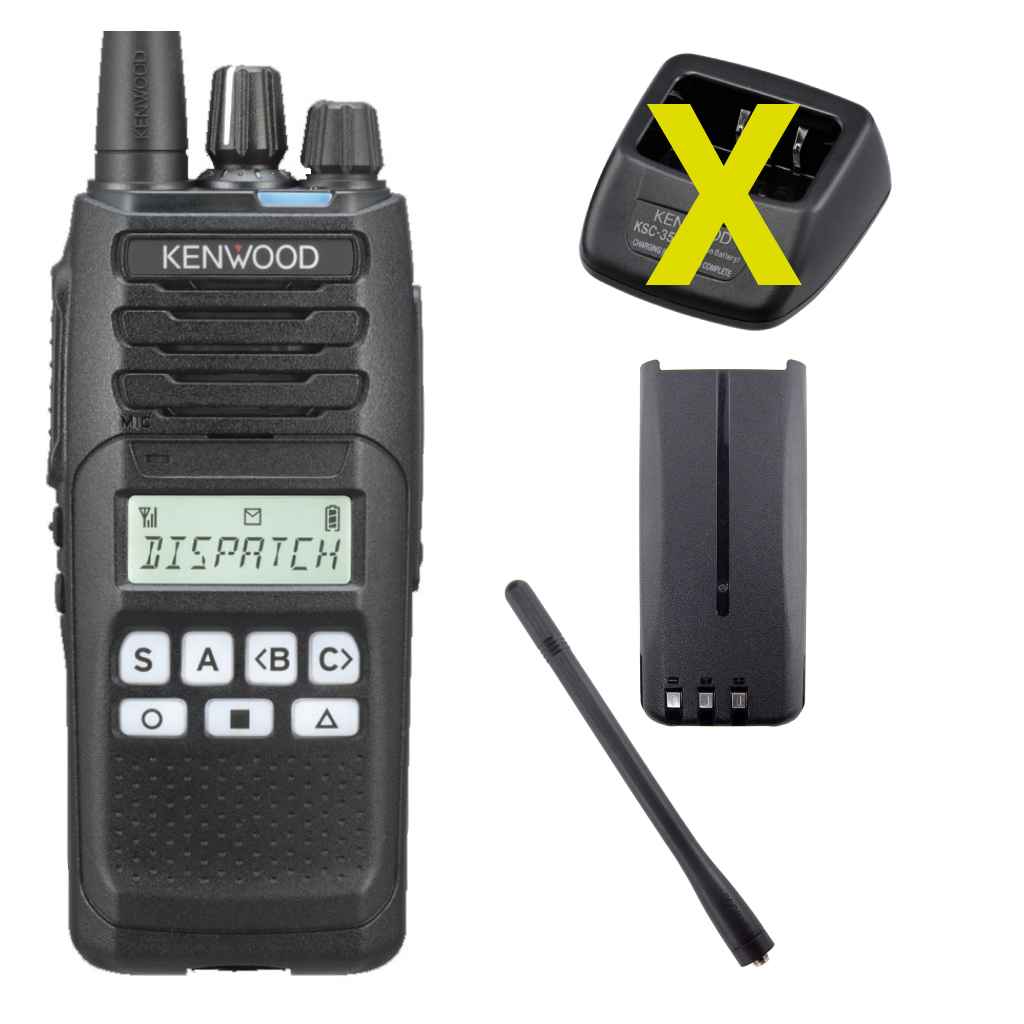 Kenwood NX-1200DE2S5L6M VHF DMR battery antenna NX-1000 Serie E2 Display