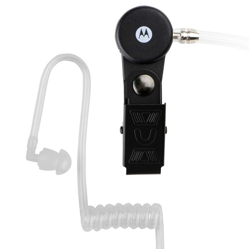 Ohrhörer mit durchsichtigem Schallschlauch 2 Kabel Schwarz MDPMLN4606A