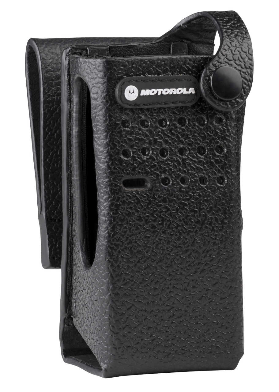Motorola Feste Ledertasche mit 2.5 Zoll drehbarer Gürtelschlaufe Funkgeräte ohne Display PMLN5868A