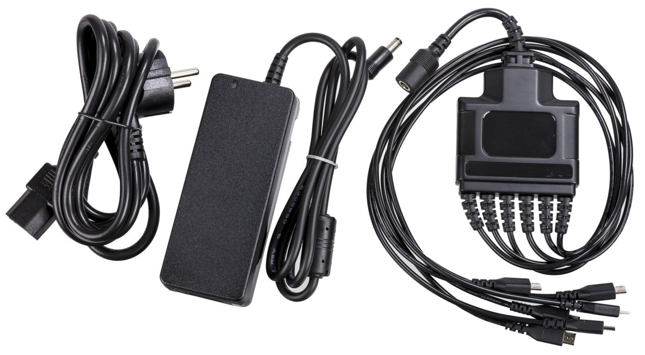 HYTERA 6-fach-Schaltnetzteil mikro USB Anschluss, 5 VDC / 6 A PS6001 580002043005
