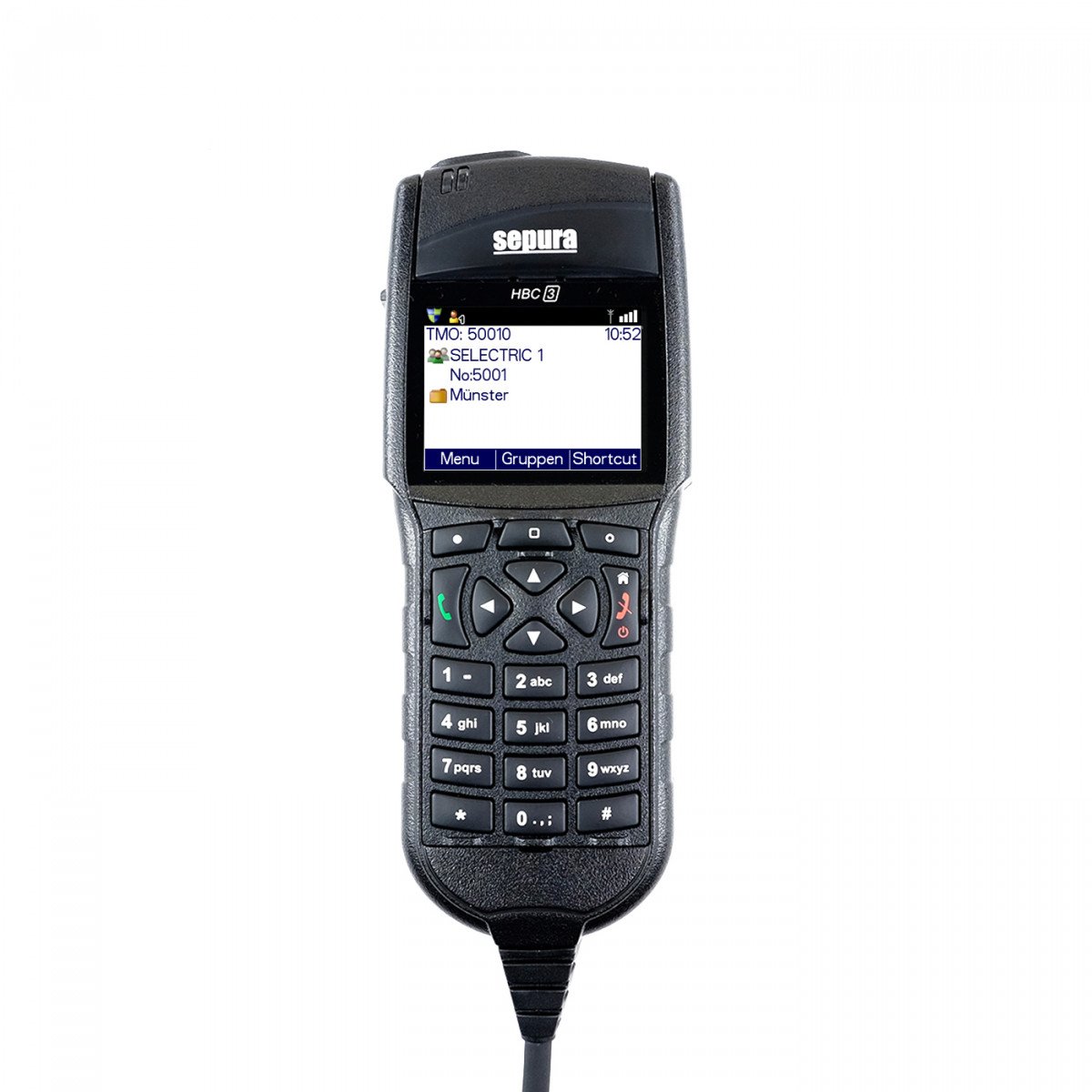 SEPURA HBC3 colour handset, single, required for SRG3900 SW version 10.20 or higher 300-01801