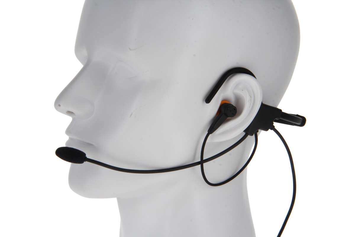 CoPacks In-Ear Noice-Cancelling Headset HC2 mit Spiralkabel und Nexus Stecker (Konfiguration 02)