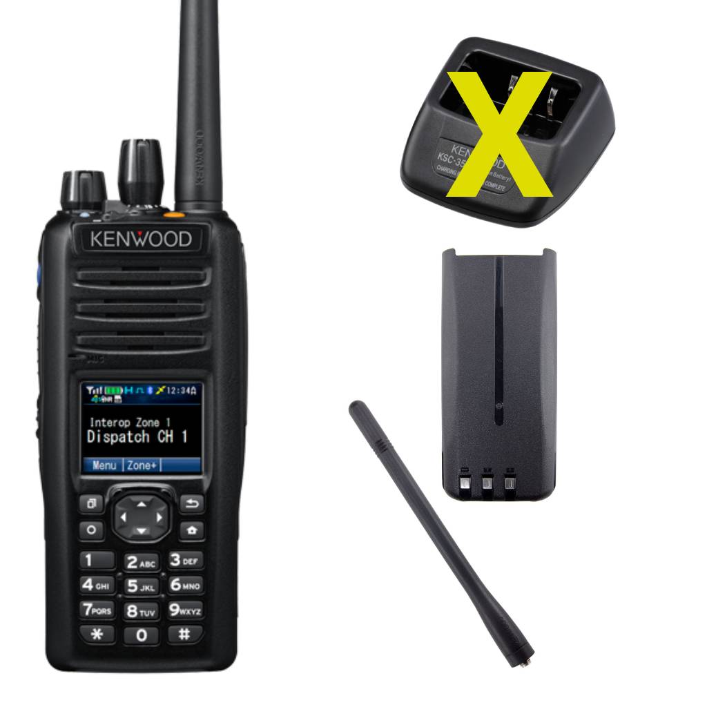 Kenwood NX-5300ESP1L7M UHF NXDN/DMR Akku Antenne NX-5000 Serie E Display Volltastatur