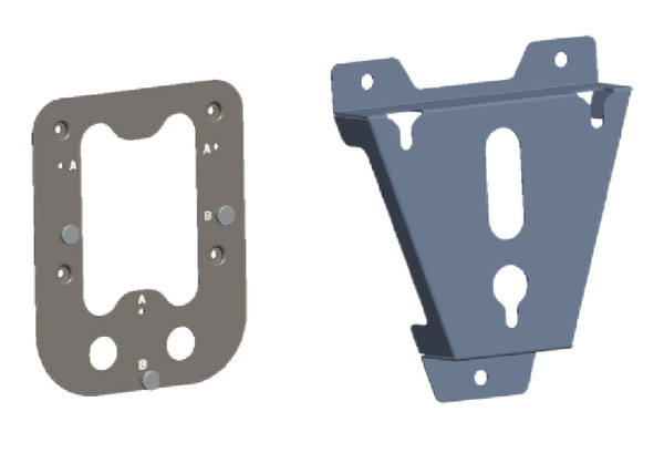 Wall-mount installation bracket for repeater RD985