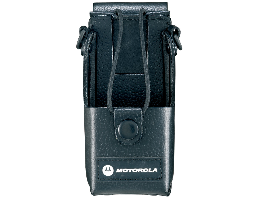 Motorola Ledertragetasche mit 7.6 cm drehbarer Gürtelschlaufe CP040 DP1400 RLN5385B