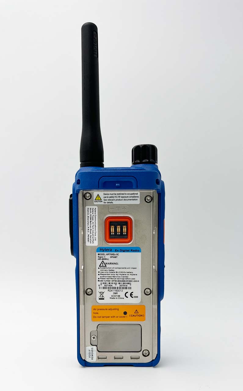 SET HYTERA HP795Ex IIC ATEX VHF Akku Antenne Ladegerät