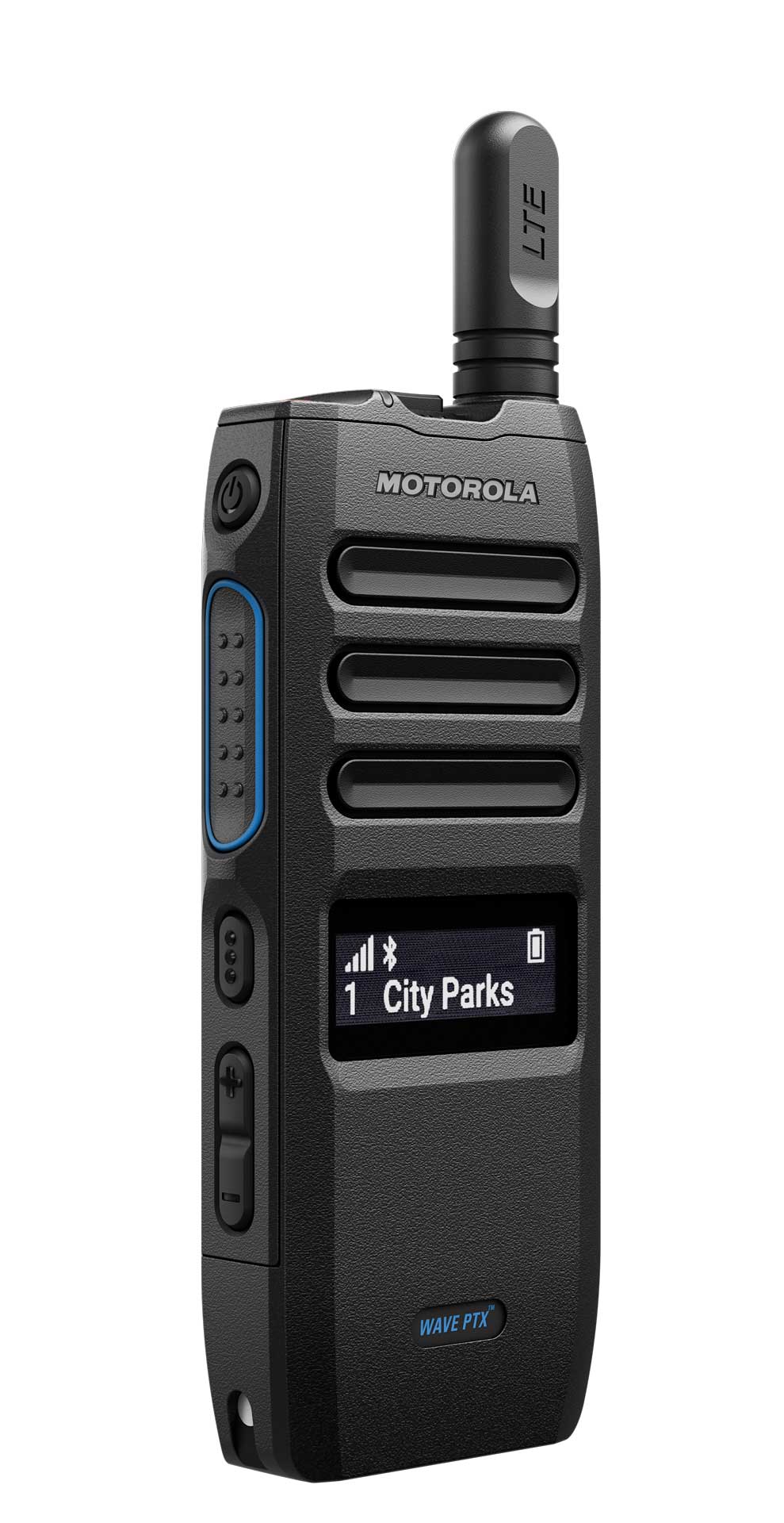 Motorola WAVE PTX radio TLK110 Battery Antenne HK2189A no SIM