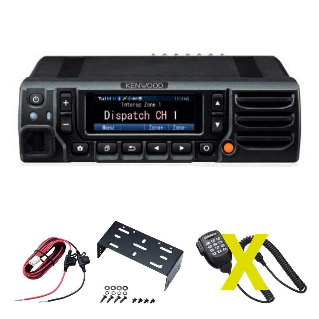 Kenwood NX-5700E VHF NXDN/DMR Montagekit NX-5000 Serie GPS Bluetooth