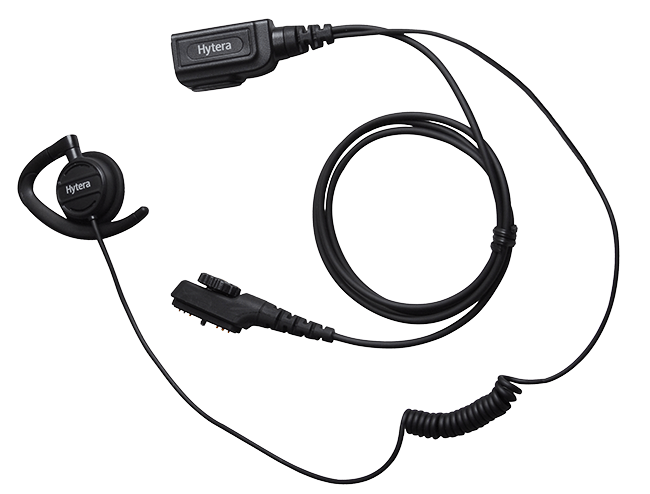 HYTERA ATEX Headset mit D-förmigem Ohrhänger, PTT und Mikrofon EHN12-Ex 580001056006