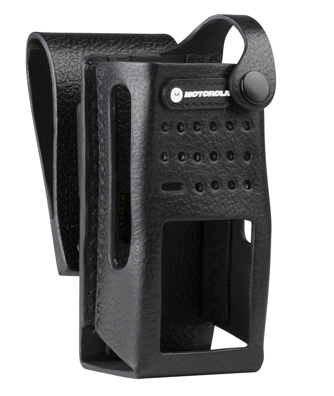 Motorola Feste Ledertasche mit 3 Zoll drehbarer Gürtelschlaufe Funkgeräte mit Display PMLN5865A