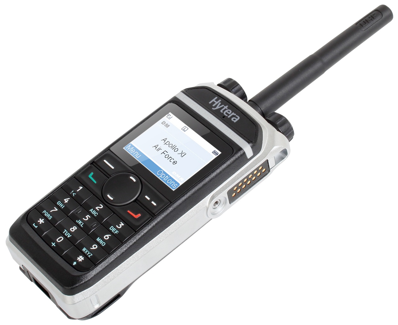 PD685 DMR-Handheld Radio, VHF, with GPS, with man down alert, 40 bit encryption (ARC4) according DMRA, 128/256 bit optional