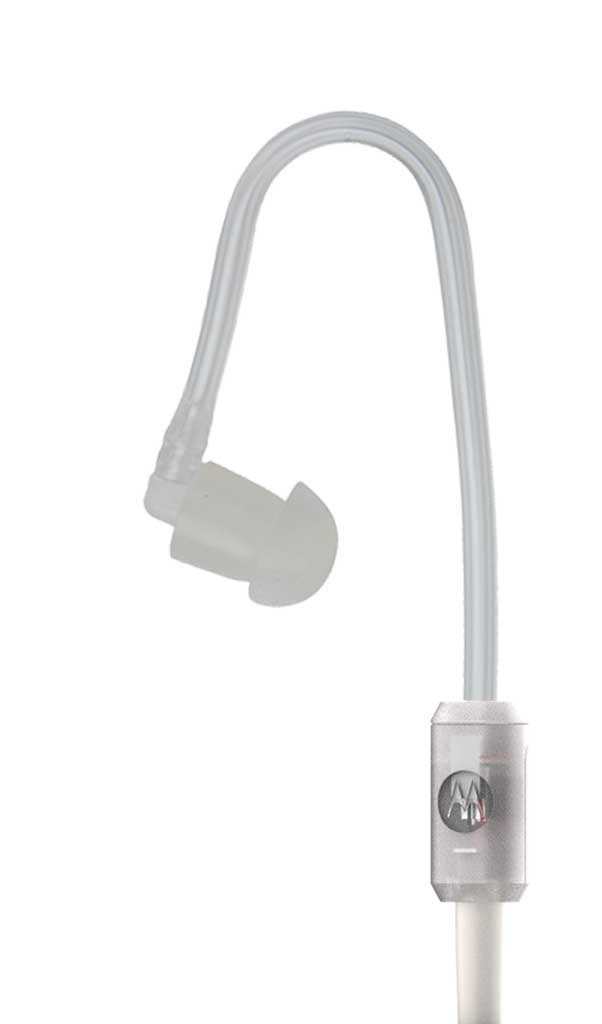 Motorola REPLACEMENT ACOUSTIC TUBE WITH RUBBER EARBUD PMLN8092A