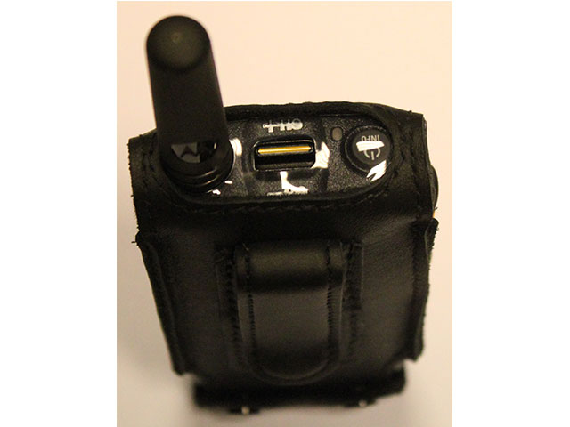 Böckenholt Leather Carry Case with Belt Clip for Motorola SL1600 and TLK100