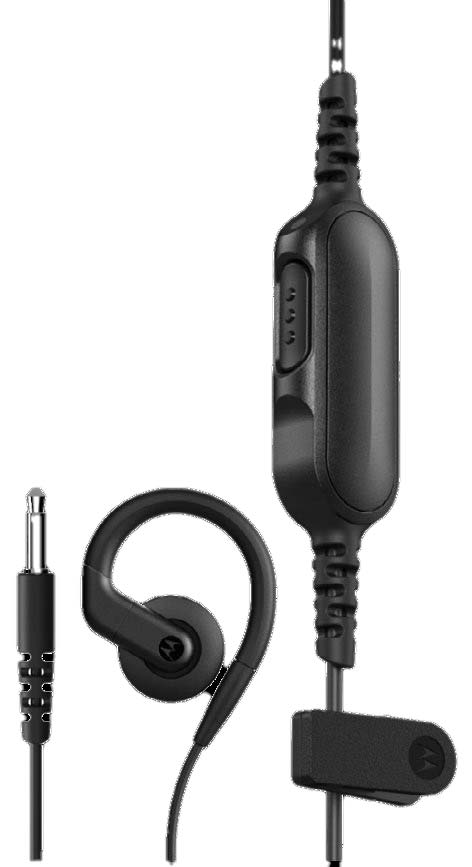 Motorola Earpiece with PTT and long cord PMLN8536BR