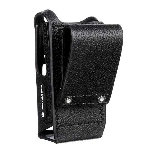 Hard Leather Carry Case with 2.5" Swivel Belt Loop for Display Radio