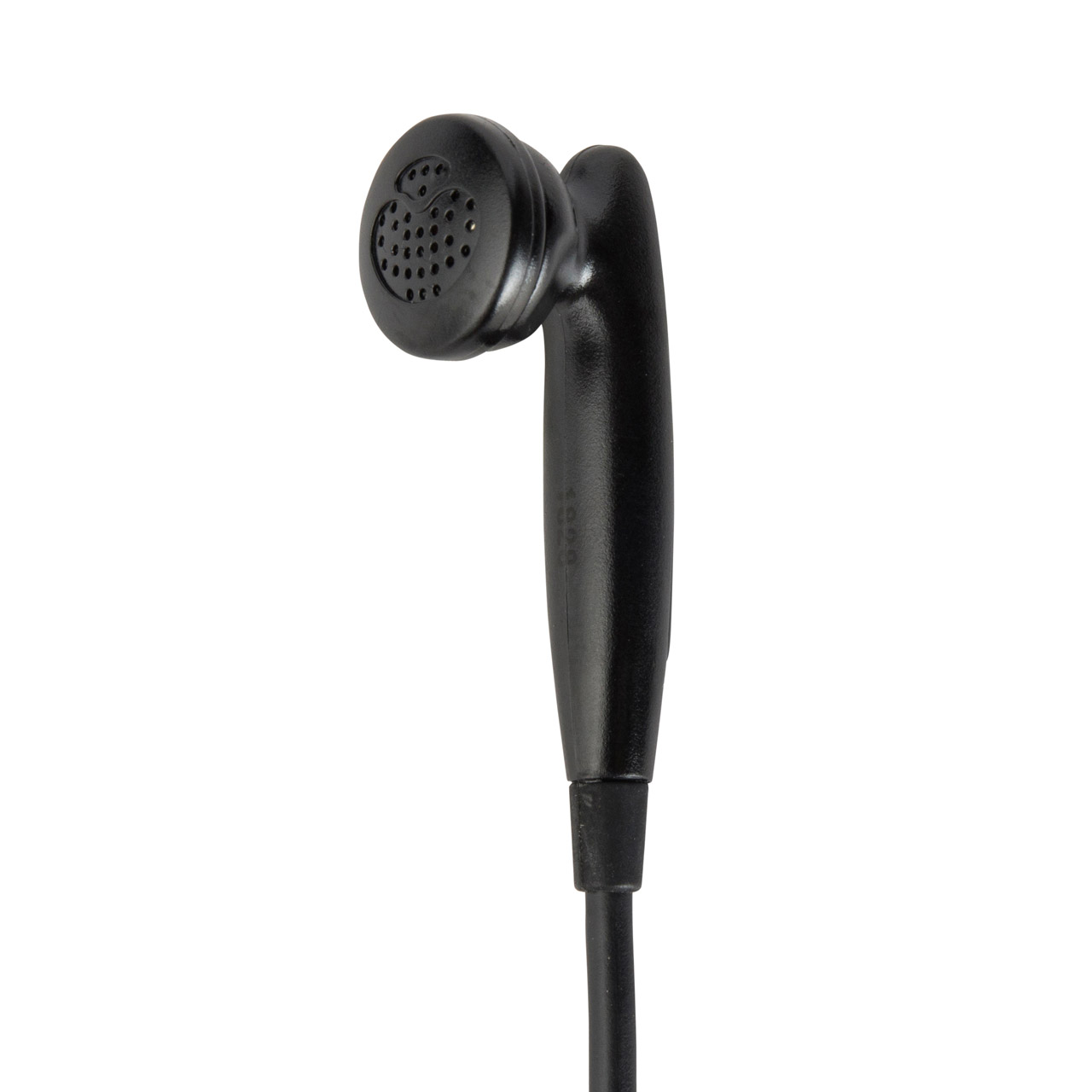Ohrhörer mit durchsichtigem Schallschlauch 2 Kabel Schwarz MDPMLN4606A