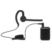 Motorola Kabelloser Ohrhörer-Set mit abgesetztem Sende/Empfangsgerät mit Bügelmikrofon PMLN7181A
