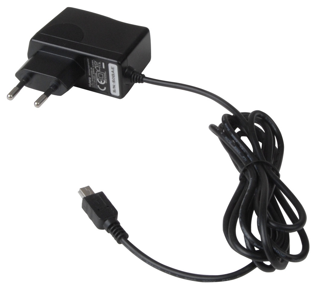 HYTERA EU-standard Schaltetzteil, Mini-USB, 100-240 VAC - 5 VDC/0.6 A PS0601 580003012004