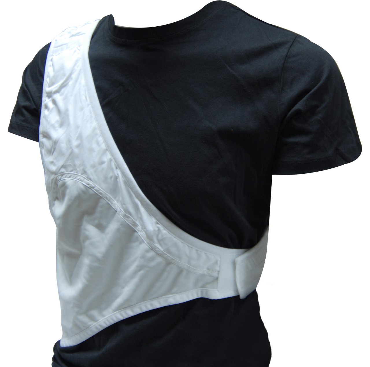 Vest for covert operation (white, double-sided)