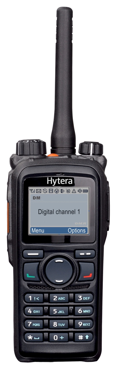 HYTERA PD785G DMR Handfunkgerät GPS,Man-Down Optionboard 40bit Verschlüsselung VHF 136-174 MHz ohne Zubehör 580002003160