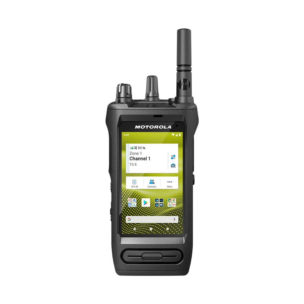 SET Motorola Ion smartes Funkgerät 400-527 MHz UHF Antenne Akku Ladegerät MDH90ZDU9RJ1AN