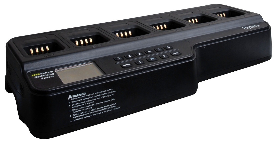 Battery optimizing system incl. six charging trays POA38