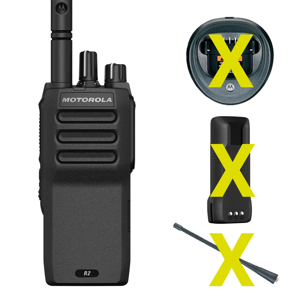 Motorola R2 portable two way radio UHF analogue no accessorries MDH11YDC9JC2AN