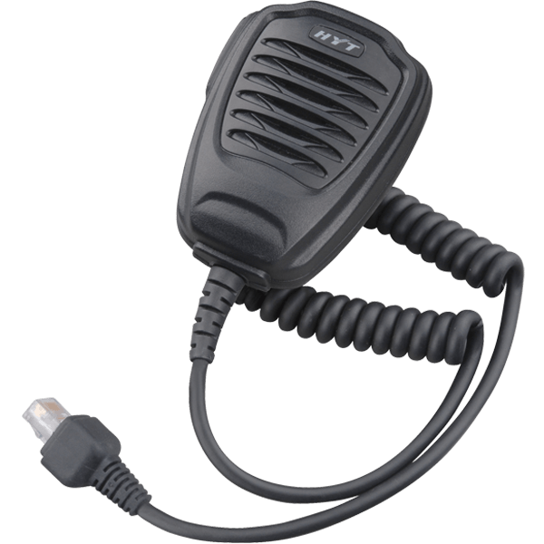Palm microphone for mobile radio