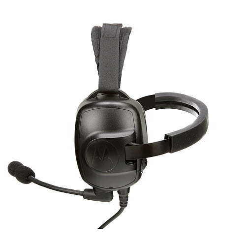 Motorola Hochleistungs-Headset mit Gehörschutz und Hinter-Kopf-Band - TIA4950 zertifiziert PMLN6763A