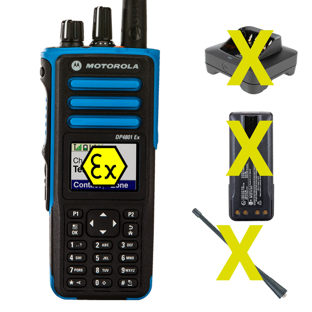 MDH56JCN9PA3AN Motorola MOTOTRBO DP4801Ex ATEX VHF (136-174MHz)