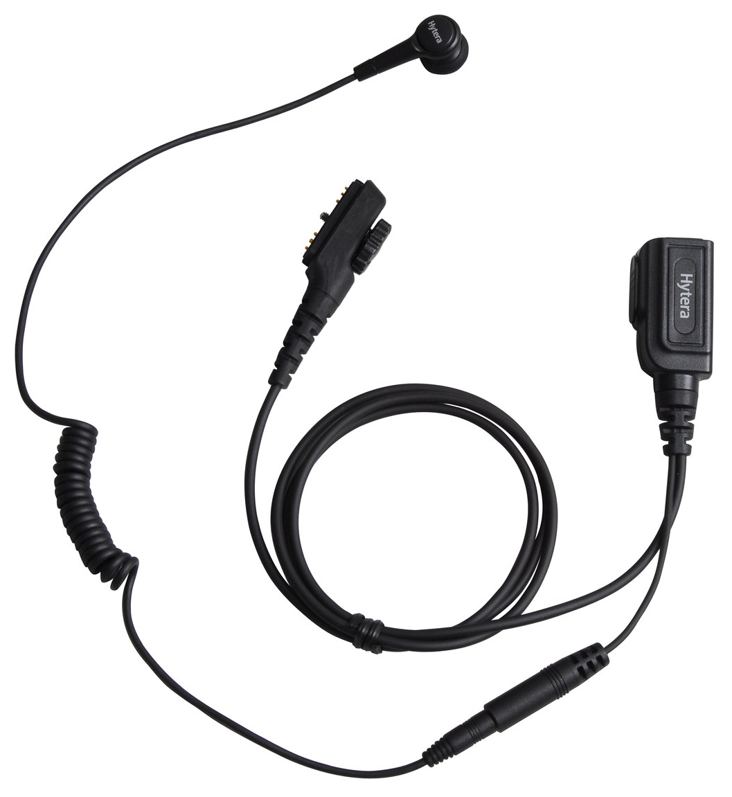 HYTERA Sprechgarnitur mit PTT, Mikrofon und Ohrhörer bestehend aus ACN-01 + ES-01 ESN12 580001001011
