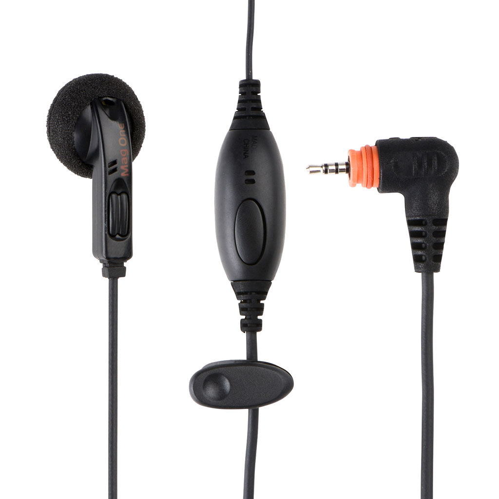 Motorola MagOne Earbud with in-line microphone and PTT PMLN7156A