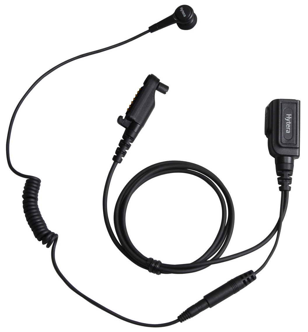 HYTERA Sprechgarnitur mit PTT, Mikrofon und Ohrhörer bestehend aus ACN-02 + ES-01 ESN14 580002030013