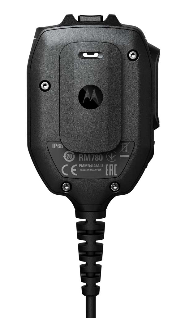 RM760 Basic Large IMPRES Windporting Remote Speaker Microphone (IP68)